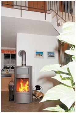 Kamin in Wohnraum