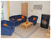 Wohnzimmer mit Kaminoffen