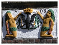 Preu&szlig;ischer Adler am Siel in der Ortsmitte