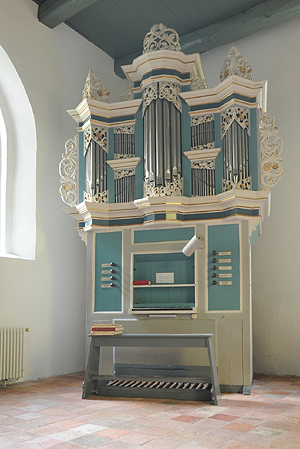 Orgel in der Kirche in Jennelt