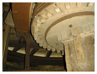 M&uuml;hle von innen